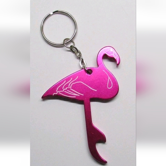 Pink Flamingo Keychain - Picture 3 of 3